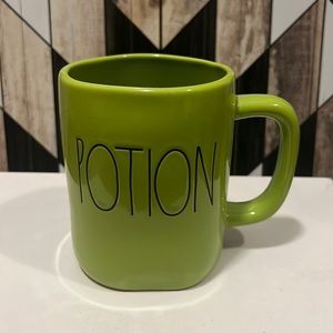 Rae Dunn Halloween Potion Green Mug